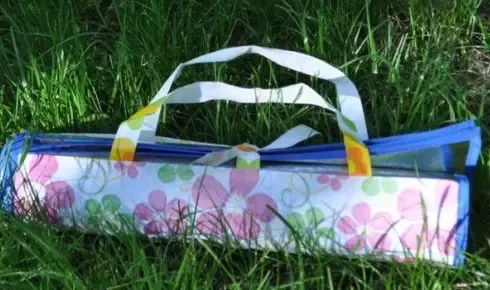 Підстилка пляжна з соломи 180 см x 120 пляжний килимок сумка, підстилка для пікніка