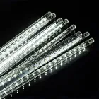 Гірлянда бурульки прозорий шнур 8 шт, 50 см, білі