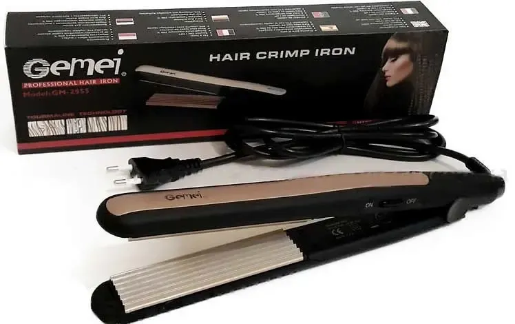 Гофре для волосся Gemei GM-2955w