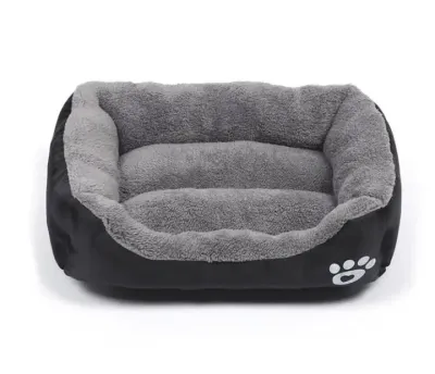 Лежанка - пуф для котів та собак Чорна M(47*35см)