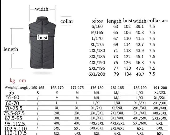 Жилет із USB підігрівом, 9 зон обігріву 3XL