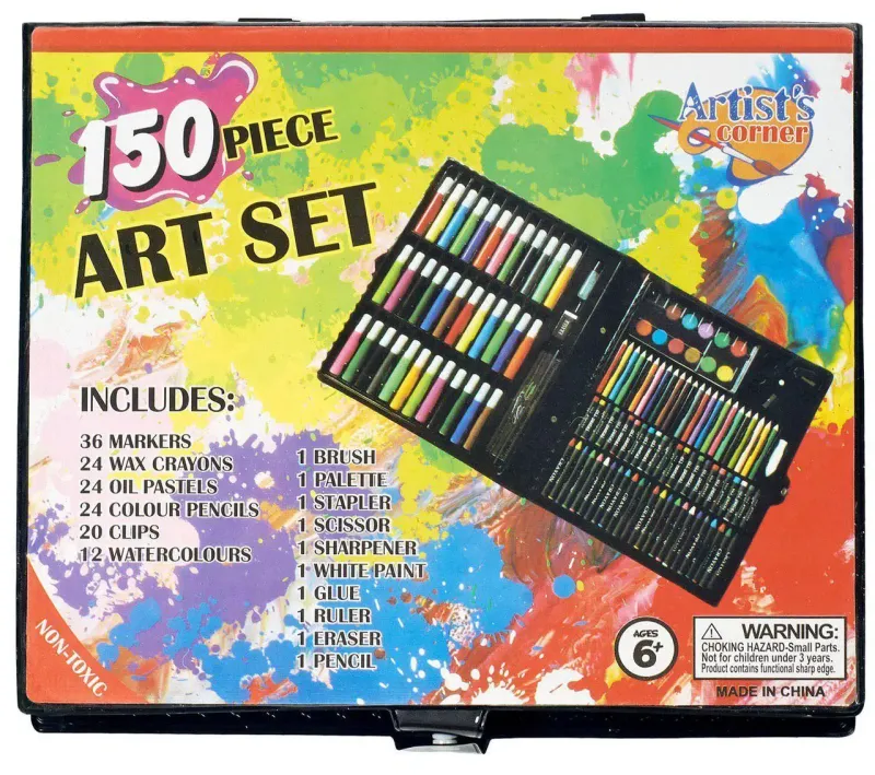 Дитячий художній набір для малювання Art set 150 предметів