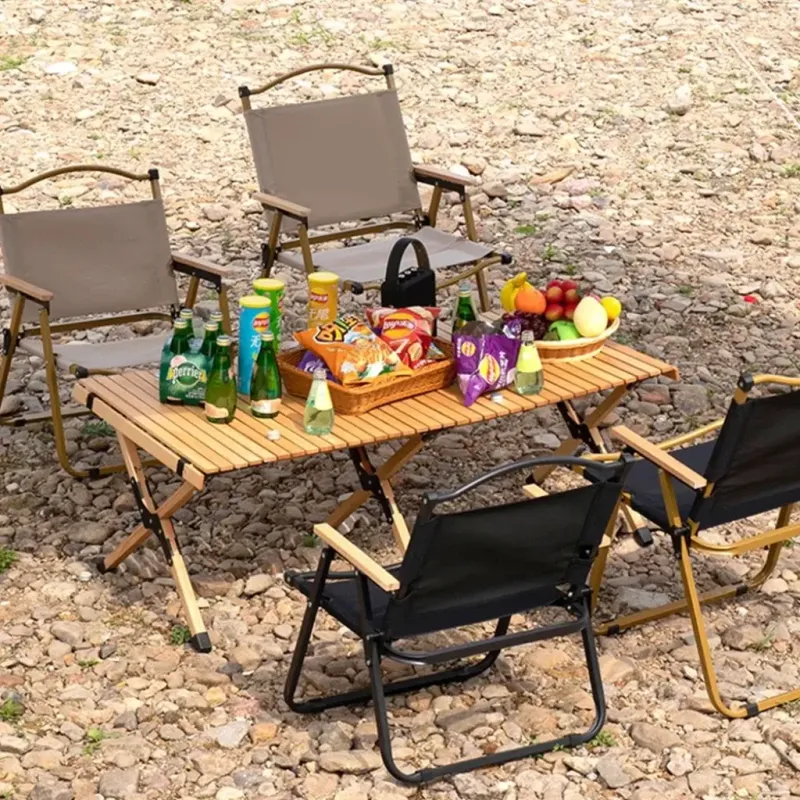 Стілець STD-04 складаний, метал+тканина В760*Ш500*Д510мм чорний