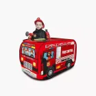 червона Пожежна машина Дитячий ігровий намет TK Group TENT 110 х 70 х 70 см у сумці