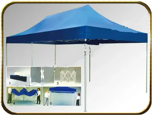 Намет Розсувний посилений 3 х 3 чорний каркас