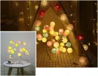 Лампа LED настільна "Дерево кольорові кулі" SFK-28 24 LED тепле світло 220V