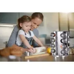 Карусель для спецій Spice carousel 16 відсіків. Контейнери для спецій