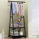 Універсальна міцна підлогова пересувна стійка вішалка для одягу Coat Rack
