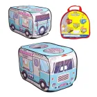 червона Пожежна машина Дитячий ігровий намет TK Group TENT 110 х 70 х 70 см у сумці