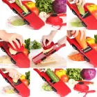 Овочерізка, тертка Mandoline Slicer 6 in 1 c контейнером, слайсер, тертка
