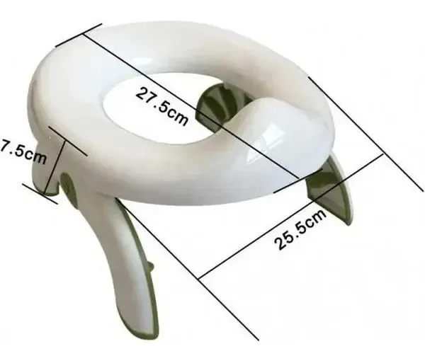 Дитячий дорожній горщик-туалет трансформер Go Potty 2в1