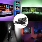 Стрічка світлодіодна RGB 5050 2м з пультом для підсвічування телевізора, монітора, меблів від USB