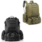 чорний Рюкзак тактичний з підсумками Eagle B08 55 літр / Військовий, штурмовий / Вірменський