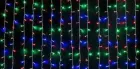 Світлодіодна гірлянда Водоспад 400LED 3х2м 220V Мікс Прозорий провід