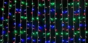 Світлодіодна гірлянда Водоспад 400LED 3х2м 220V Мікс Прозорий провід