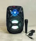 Акумуляторна бездротова Bluetooth колонка Kimiso QS-3603 (6.5") з мікрофоном та підсвічуванням