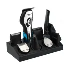 Акумуляторна машинка бритва та триммер в одному USB зарядку з індикатором + підставка