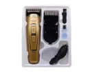 Акумуляторна машинка для стрижки волосся Gemei GM-6115 (3 насадки)