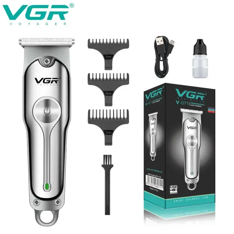 Акумуляторна машинка для стрижки волосся VGR V-071