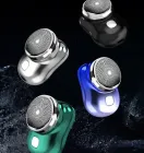 Акумуляторна міні бритва Ckeyin 10P електробритва бездротова роторна, для чоловіків, дорожня