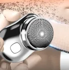 Акумуляторна міні бритва Ckeyin 10P електробритва бездротова роторна, для чоловіків, дорожня