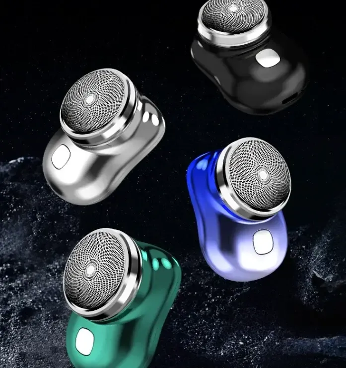 Акумуляторна міні бритва Ckeyin 10P електробритва бездротова роторна, для чоловіків, дорожня