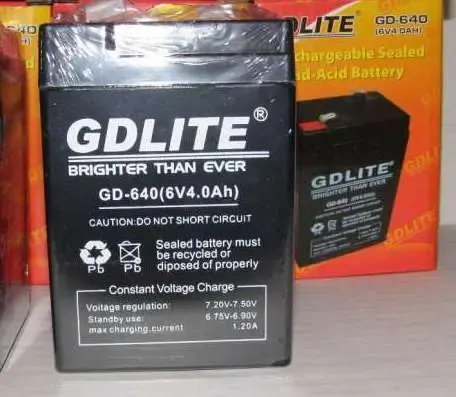 Акумулятор BATTERY GD 640 6V 4A