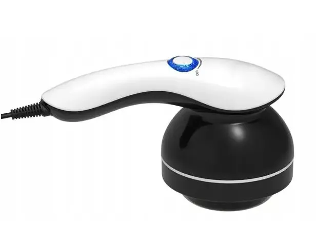 NEW Антицелюлітний масажер Body Massage, 4 насадки / Вібромасажер з ІЧ підігрівом / Масажер для тіла