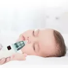 Аспіратор дитячий акумуляторний 2-в-1 BABY NOSE з LED-дисплеєм та регулятором потужності (WO-19)