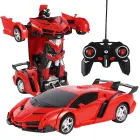 Червоний Машинка трансформер Автобот Lamborghini Robot Car на радіокеруванні 2в1