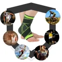 Бандаж на гомілковостоп Supretto спортивний універсальний