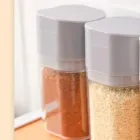 Баночка для спецій, приправ і соусів з автоматичною кришкою, що самовідкривається, пляшка з дозатором, герметична