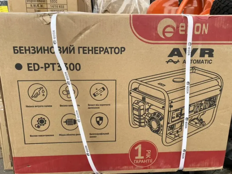Бензиновий генератор EDON PT-3300