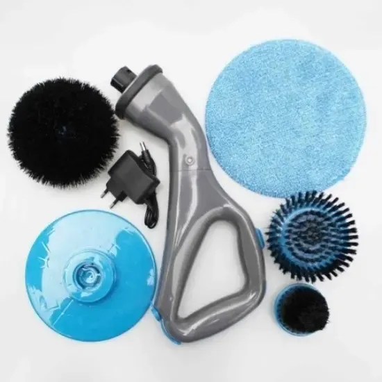 Бездротова щітка для прибирання з трьома насадками Muscle Scrubber