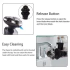 Бритва Електрична на 3 плаваючі головки DSP 60017 Роторна Електробритва чоловіча для вологого та сухого гоління