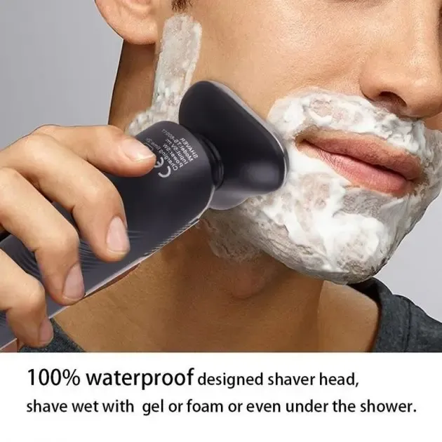 Бритва Електрична на 3 плаваючі головки DSP 60017 Роторна Електробритва чоловіча для вологого та сухого гоління