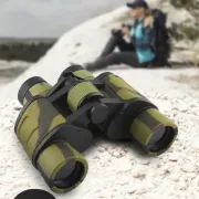 Бінокль польовий гумовий з чохлом 8X Baigish W10 8x40 Камуфляжний