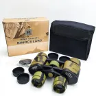 Бінокль польовий гумовий з чохлом 8X Baigish W10 8x40 Камуфляжний