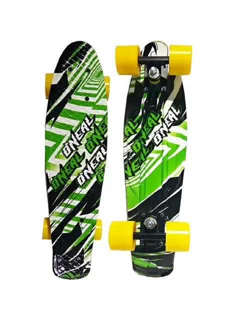 Пенні борд скейтборд Penny Board Fish Skateboards 22" ABEC-7 з колесами, що світяться