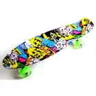 Пенні борд скейтборд Penny Board Fish Skateboards 22" ABEC-7 з колесами, що світяться