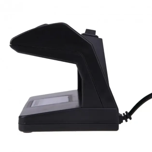 Детектор валют UKC настільний переносний ультрафіолетовий лампа для перевірки грошей від мережі 220V Black