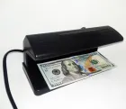 Детектор валют UKC настільний переносний ультрафіолетовий лампа для перевірки грошей від мережі 220V Black