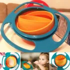 Дитяча тарілка-непроливайка "Universal Gyro Bowl", тарілка непроливайка неваляшка, посуд для дітей