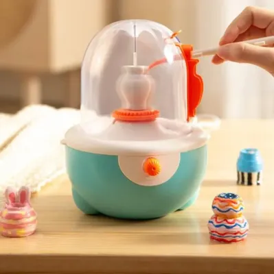 Дитяча іграшка для гончарного мистецтва / Електрична іграшка для ліплення глини своїми руками / Гончарна іграшка, що розвиває