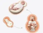 Дитяча подушка baby sleep positioner Подушка для немовлят Подушка-позиціонер для новонароджених
