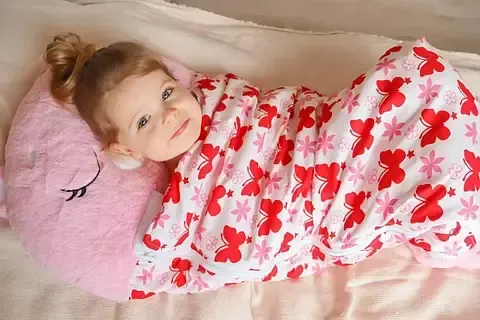 Дитячий спальний мішок на блискавці 3 в 1 іграшка подушка спальник та вбудована подушка