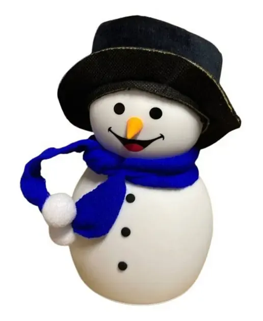 Дитячий силіконовий нічник Сніговик Snowman LJC-118 світильник акумуляторний іграшка для сну