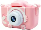 Дитячий цифровий фотоапарат Smart Kids Kitty з 2" екраном 20Мп у силіконовому чохлі "Кішечка" із вбудованими іграми
