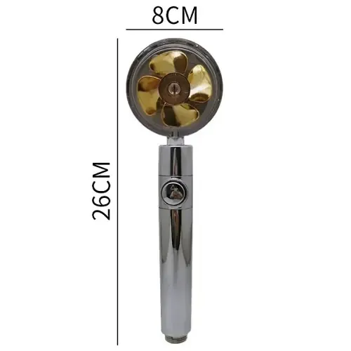 Душова насадка-турболейка з турбонаддувом 360 градусів
