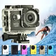 Екшн камера HD Action A7 з набором кріплень та боксом для підводної зйомки 1080p